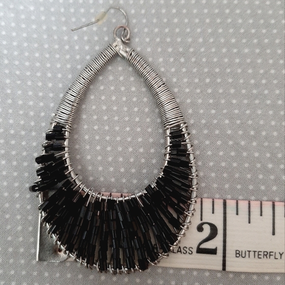 Oval Hoop Earrings - Picture 3 of 3